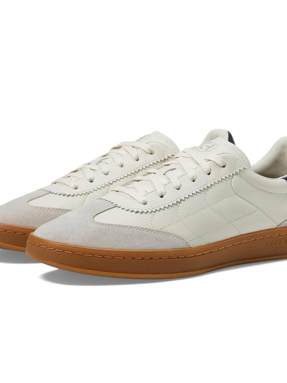 NWT Cole Haan GrandPrø Breakaway Sneaker - White / Tan - Size 7.5 C